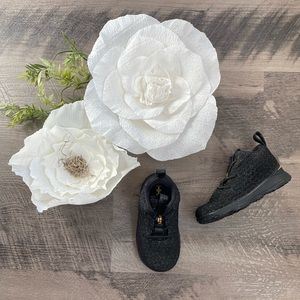 🏀Nike Lebron XV (TD) Black Metallic Gold Sneakers